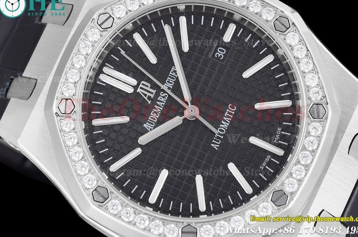 41mm Royal GDF LE SS Dial Oak 15400 MY8215 Black 0425